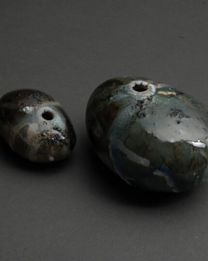 Vazos mažos «Smaragdidiniai akmenukai» 2 vnt.